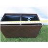 Image 19 : Set: Wastebasket, 2-Compartment Recycle Bin, Ice Bucket, Tray, Tissue Holder