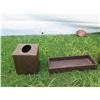Image 23 : Set: Wastebasket, 2-Compartment Recycle Bin, Ice Bucket, Tray, Tissue Holder