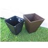Image 3 : Set: Wastebasket, 2-Compartment Recycle Bin, Ice Bucket, Tray, Tissue Holder