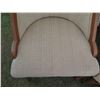 Image 3 : Qty 2 Upholstered Chairs w/ Wooden Frame, Decorative Curved Back 25"x21"x36"H