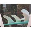 Image 2 : Framed Surfboard Fin Photographic Art 29"X29"