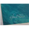 Image 3 : Wood Framed Big Wave Photographic Art, Signed by Artist Hank Foto 28"x22"