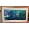 Image 2 : Qty 2 Framed Photographic Art - Waves (42 1/2"x26"  &  19"x 22")
