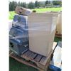 Image 2 : Qty 2 Square Concrete Recycle Receptable w/ Lid Marked 'Bottles & Cans" 20"x20"x30"H