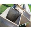 Image 3 : Qty 2 Square Concrete Recycle Receptable w/ Lid Marked 'Bottles & Cans" 20"x20"x30"H