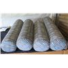 Image 1 : Qty 4 Gray Lumbar Cushions 8" Dia., 30"L