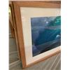 Image 3 : Qty 2 Framed Photographic Art - Waves (42 1/2"x26"  &  19"x 22")
