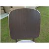 Image 2 : Qty 2 Modern Chairs w/ Cushioned Seats 17" x 17", 36" Back Ht