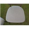 Image 8 : Qty 2 Modern Chairs w/ Cushioned Seats 17" x 17", 36" Back Ht