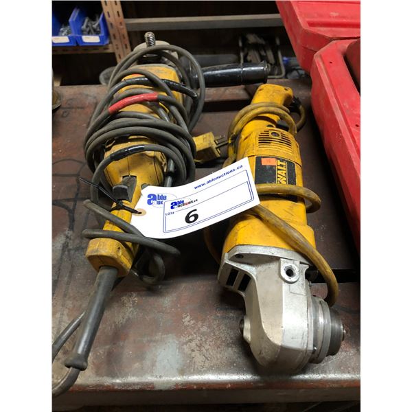 2 - ELECTRIC DEWALT GRINDERS