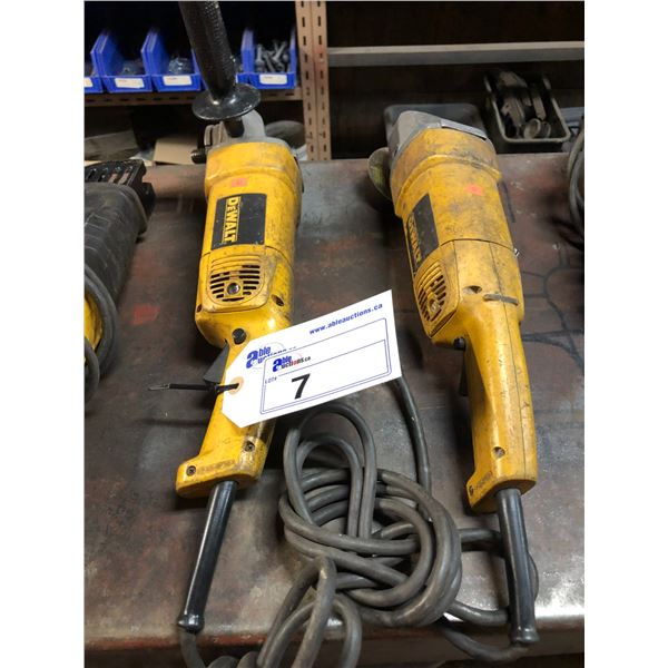2 - ELECTRIC DEWALT GRINDERS