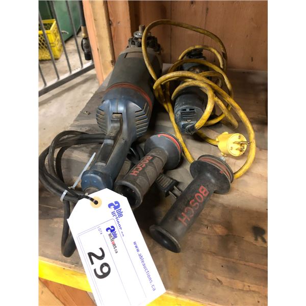 2 BOSCH ELECTRIC GRINDERS