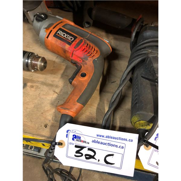 RIDGID ELECTRIC 1/2" ELECTRIC DRILL