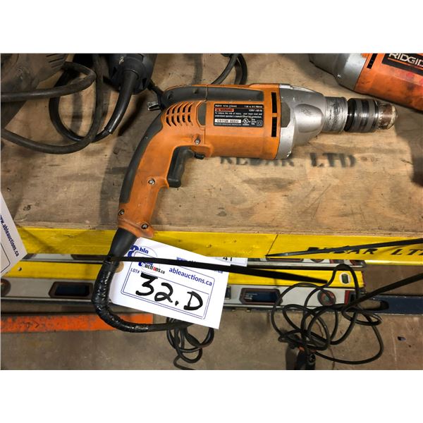 RIDGID 1/2" ELECTRIC DRILL
