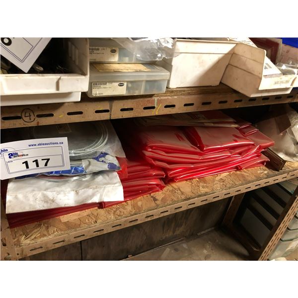 SHELF LOT OF FLASH GUARD WELDING CURTAINS