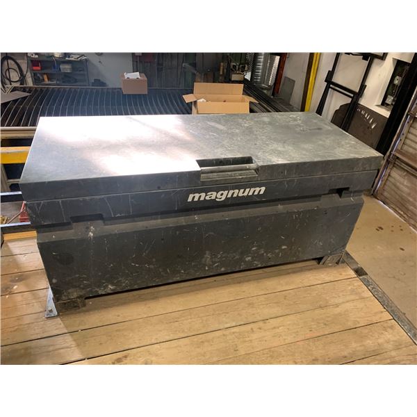 MAGNUM BLACK METAL TOOL BOX