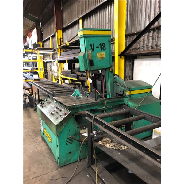 * HYD MECH MODEL V-18 HYD BAND SAW W/TILTING HEAD