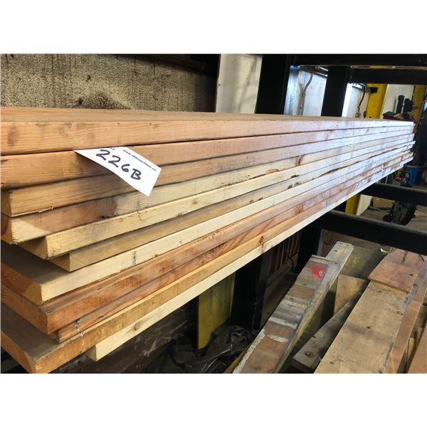 14' X 6  X 1  WOOD PLANKS (10PCS)