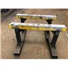 Image 2 : HEAVY DUTY STEEL SAW HORSE SET (2PCS) 56"W X 35"H