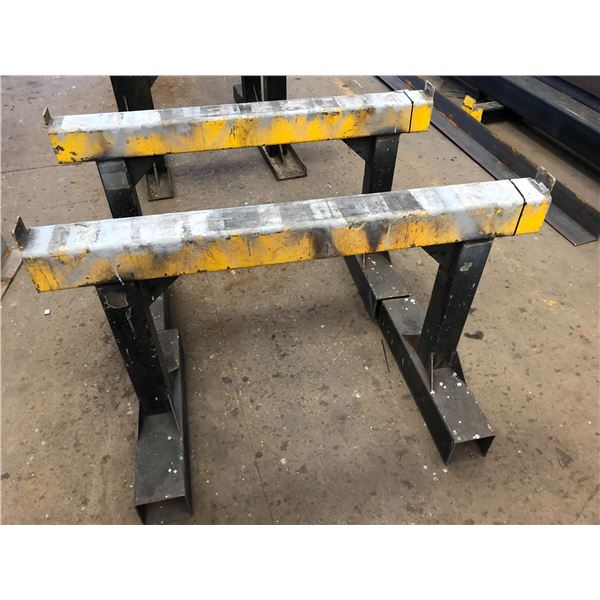 HEAVY DUTY STEEL SAW HORSE SET (2PCS) 50"W X 35"H