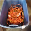 Image 1 : TOTE OF EXTENTION CORDS