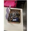 Image 1 : TRAY OF 1/2 INCH DRIVE SOCKETS, BOTTLE JACK, HAMMER, GREASE GUN