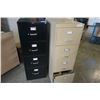 Image 2 : HON 4 DRAWER FILING CABINET AND COLE 4 DRAWER FILING CABINET