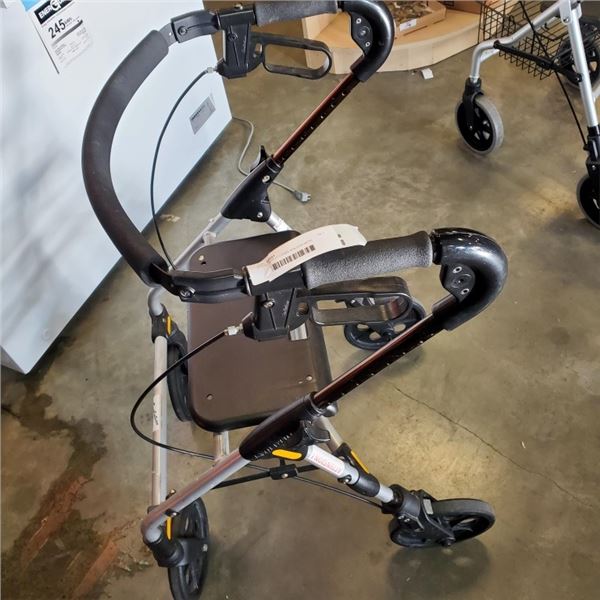 EVOLUTION FOLDING WALKER WITH BRAKES