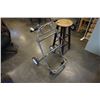 Image 2 : MOBILITY WALKER WITH BRAKES AND WOOD STOOL