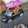 Image 1 : 2 KIDS RIDE ON CARS BLACK WORKS PINK ONE NEEDS WIRING