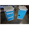 Image 1 : ROUSSEU 3 DRAWER METAL ORGANIZER AND 1 DRAWER CABINET