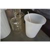 Image 2 : GLASS WINE CARBOY AND WINE MAKING BUCKETS