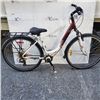 Image 1 : WHITE AND BURGUNDY INFINITY BIKE