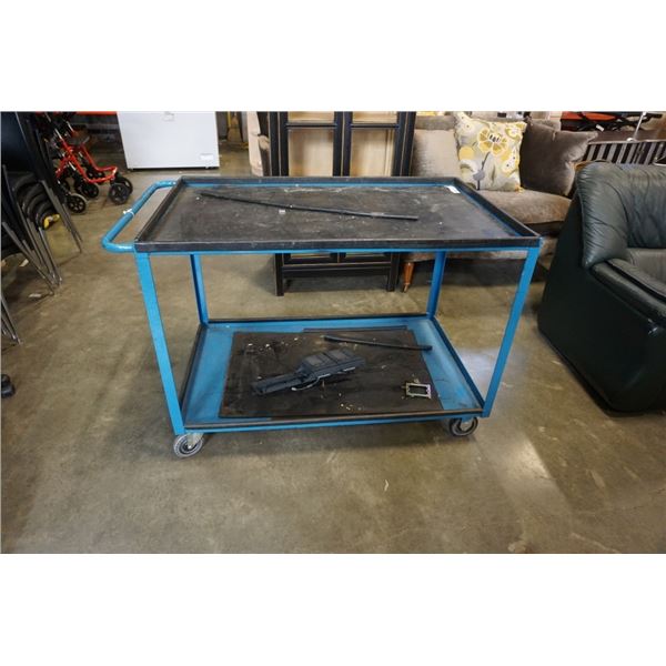 2 TIER 4 WHEEL SHOP CART