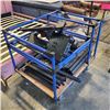 Image 1 : 4 WHEEL 2 TIER PIPE CART WITH RAM LAPTOP BRACKET AND SHELF BRACKETS