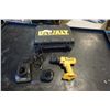 Image 1 : DEWALT CORDLESS DRILL WITH BATTERY, CHARGER AND BAG - TESTED WORKING