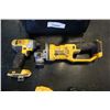 Image 2 : DEWALT CORDLESS TOOL SET - INCLUDES ANGLE GRINDER, IMPACT GUN, 2 BATTERIES, CHARGER AND TOOL BAG - T