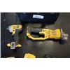 Image 3 : DEWALT CORDLESS TOOL SET - INCLUDES ANGLE GRINDER, IMPACT GUN, 2 BATTERIES, CHARGER AND TOOL BAG - T