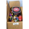 Image 2 : 2 BOXES OF ACTION FIGURES, SUPER HEROS AND GAMES