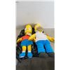 Image 1 : HOMER AND BART SIMPSON DOLLS WITH TAGS