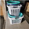 Image 1 : 9 VARIOUS LAUNDRY BASKETS