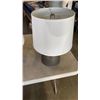 Image 2 : PAIR OF METALLIC TABLE LAMPS WITH SHADES