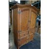Image 2 : RUSTIC 7FT STORAGE CABINET WITH DRAWERS