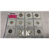Image 3 : 15 CANADIAN CENTENNIAL COINS SILVER 25 CENT, 10 CENT, RABBIT 5 CENT, DOVE 1 CENT, AND 1867/1967 1 DO