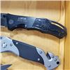 Image 3 : NEW LINTON FOLDING KNIFE, MTECH FOLDING KNIFE AND 3 NEW THROWING KNIVES