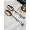 Image 8 : 5 PIECES STERLING SILVER WITH LION HALLMARK - CAKE SERVER, 2 NAPKIN RINGS AND 2 SPOONS