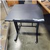 Image 2 : BLACK ADJUSTABLE GAS LIFT TABLE RISER WITH TRAY AND BLACK ADJUSTABLE TWO SECTION ONE TILT TABLE RISE