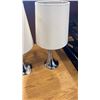 Image 2 : PAIR OF CHROME TABLE LAMPS