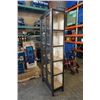 Image 2 : 7 FOOT 7 INCH TALL BLACK 2 DOOR GLASS DISPLAY CABINET