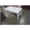 Image 8 : ADJUSTABLE HEIGHT TABLE AND WHITE COFFEE TABLE
